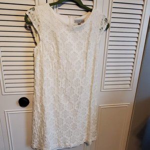 White lace dress